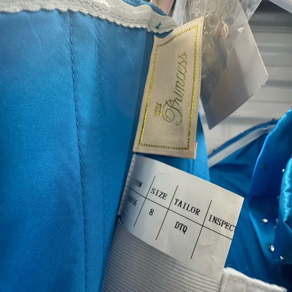 Princess by Mary’s Beaded Ball Gown – Size 8 – Blue/Purple – New With Tags - Picture 7 of 13